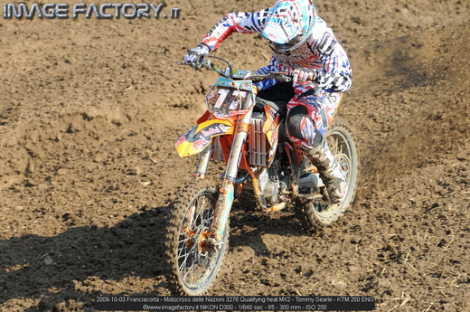 2009-10-03 Franciacorta - Motocross delle Nazioni 3276 Qualifying heat MX2 - Tommy Searle - KTM 250 ENG